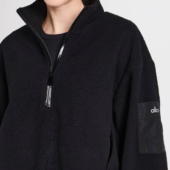 ALO | MICRO SHERPA SOLSTICE COVERUP - Picture 1 of 4